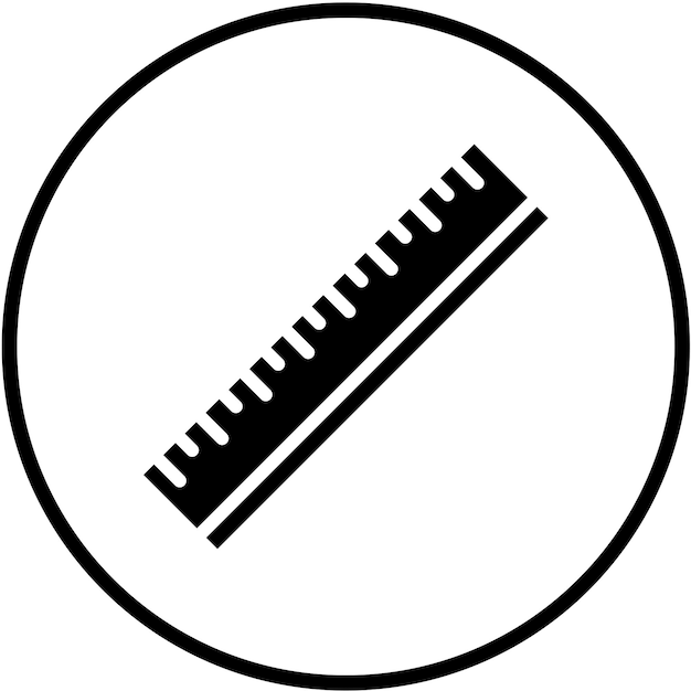 Vector Design Ruler Icon Style