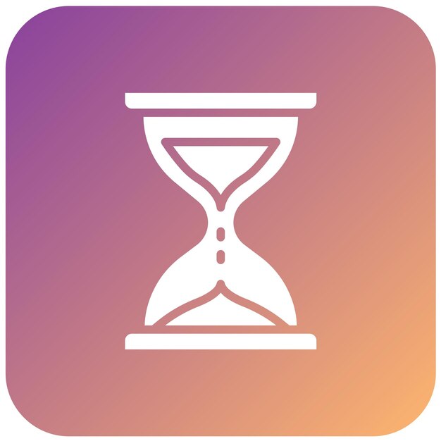 Vector Design Sand Clock Icon Style