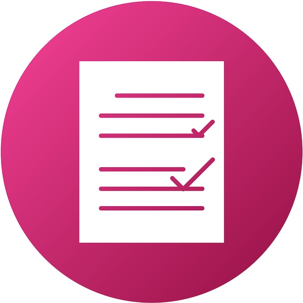 Vector Design School Test Icon Style