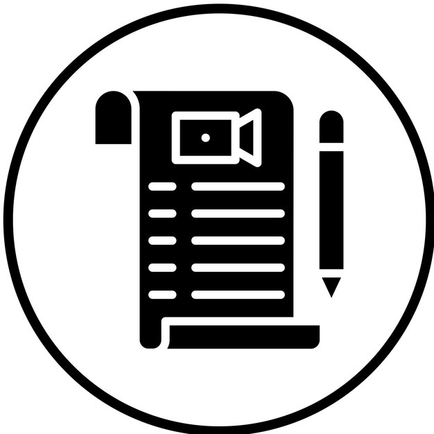 Vector Design Script Icon Style