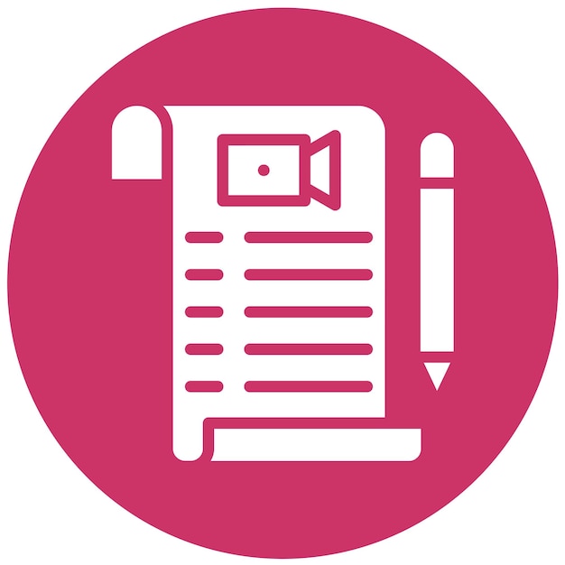Vector Design Script Icon Style