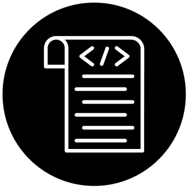 vector design scripting icon style