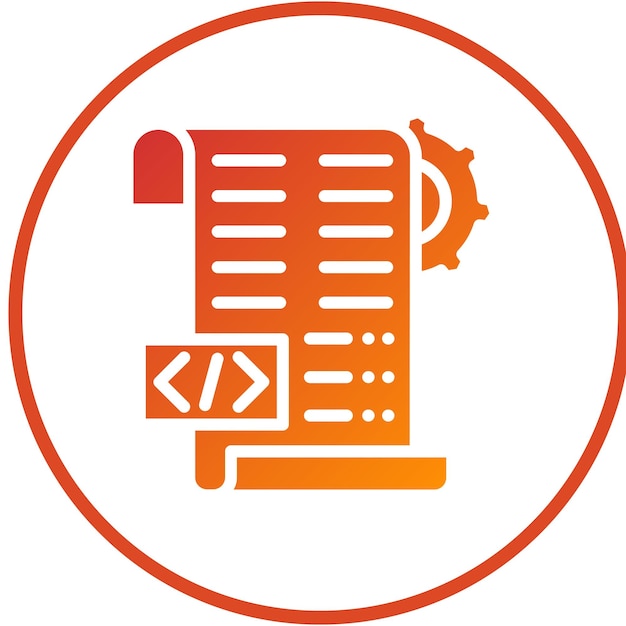 vector design scripting tool icon style