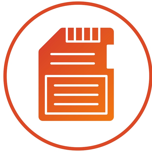 Vector Design Sd Card Icon Style