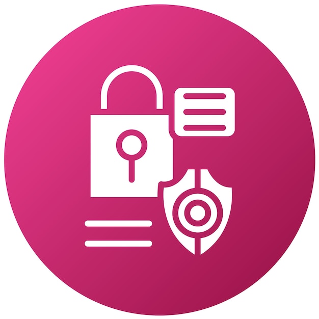 vector design security frameworks icon style