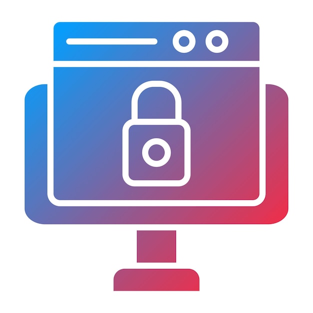 vector design security system icon style