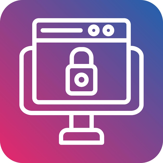 vector design security system icon style