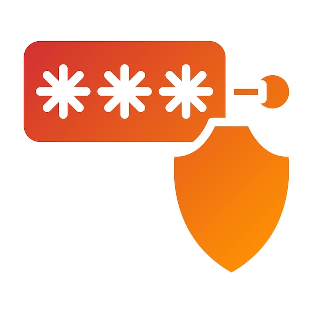 vector design security token icon style