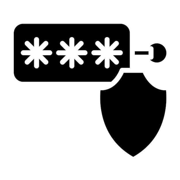 vector design security token icon style