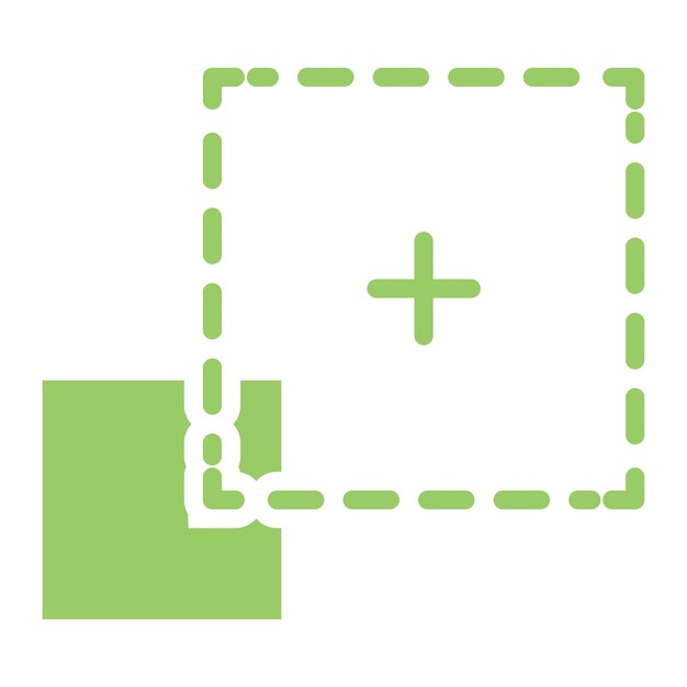 Vector Design Selection Border Icon Style