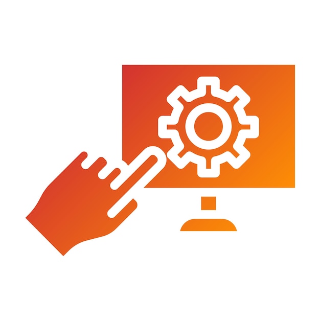 Vector Design SelfService Menu Icon Style