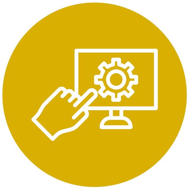 Vector Design SelfService Menu Icon Style