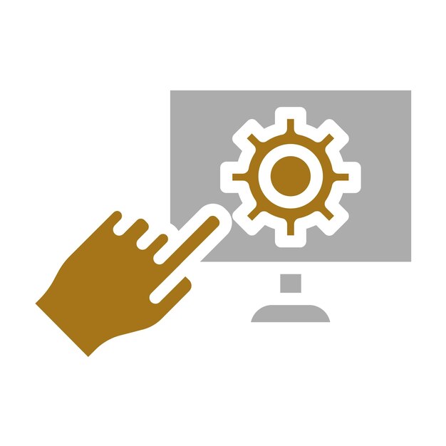 Vector Design SelfService Menu Icon Style