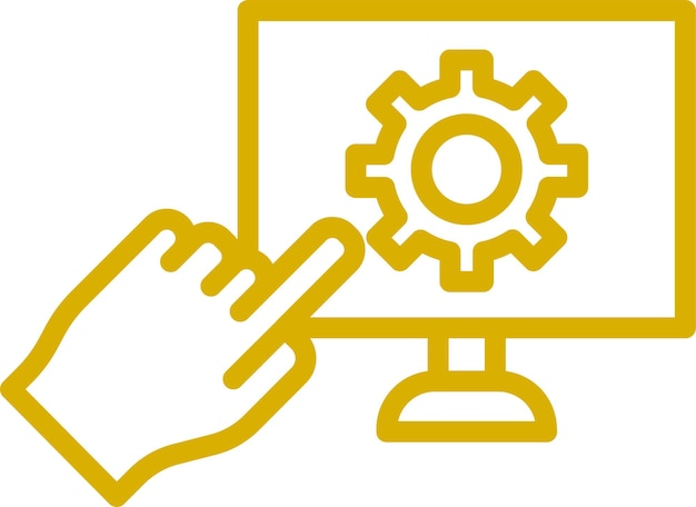 Vector Design SelfService Menu Icon Style