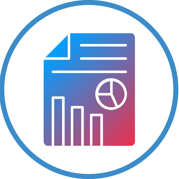 vector design seo report icon style