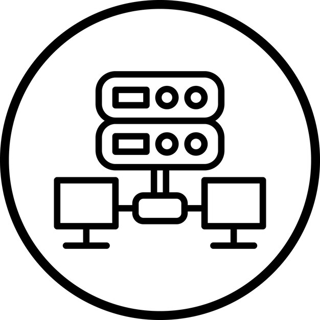 Vector Design Server Icon Style
