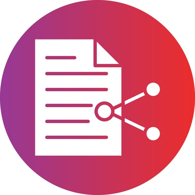 Vector Design Share Files Icon Style
