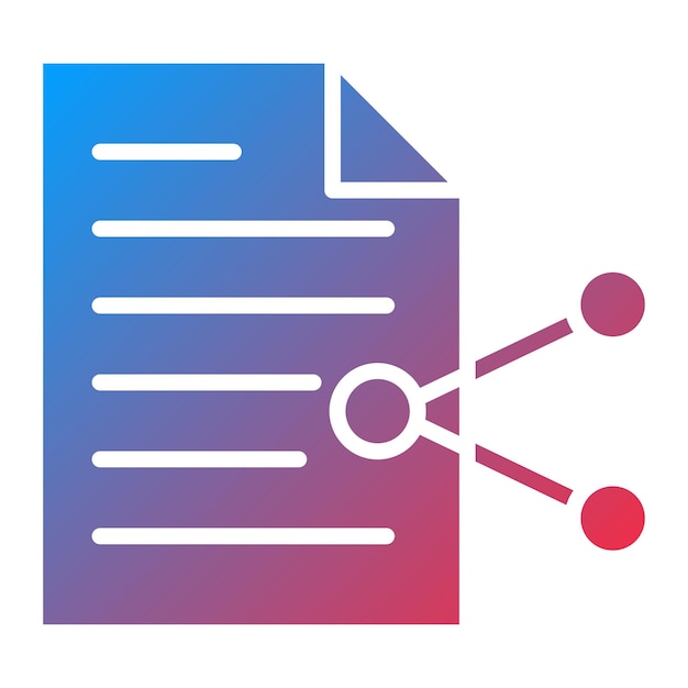 Vector Design Share Files Icon Style