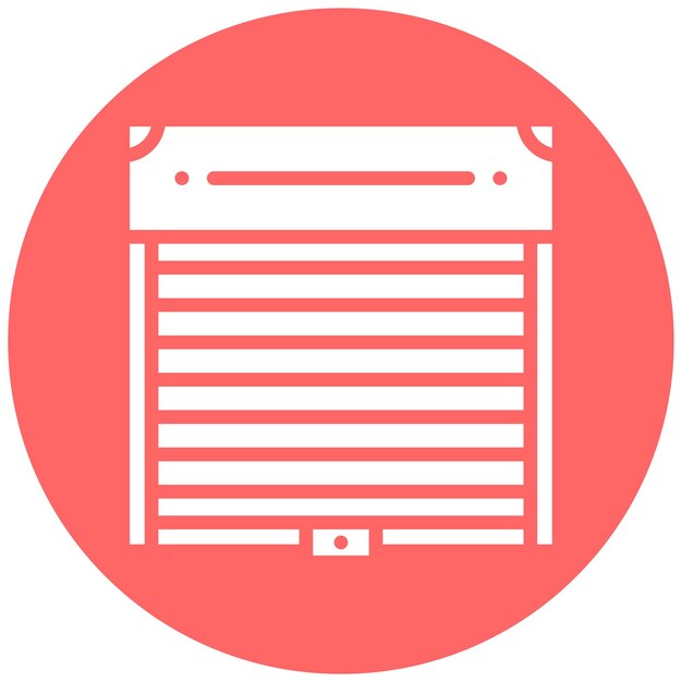 Vector Design Shutter Icon Style