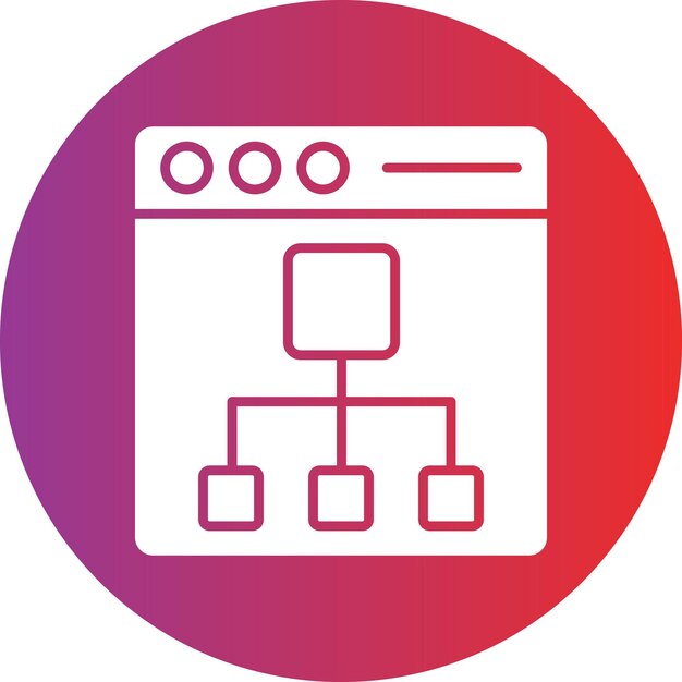 Vector Design Sitemap Icon Style