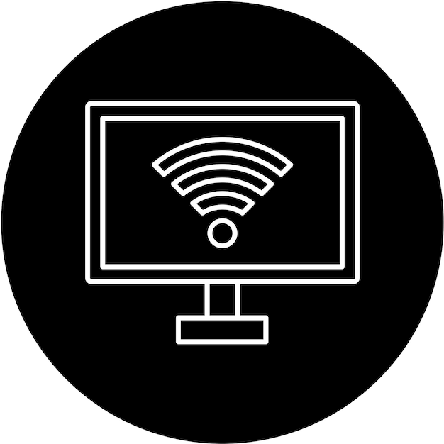 Vector Design Smart Tv Icon Style