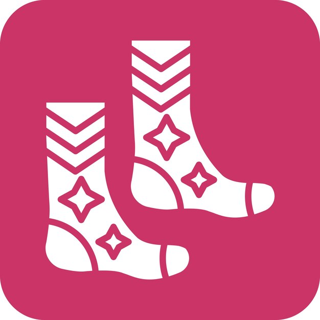 vector design socks icon style