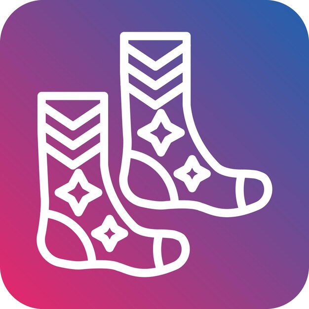 Vector Design Socks Icon Style