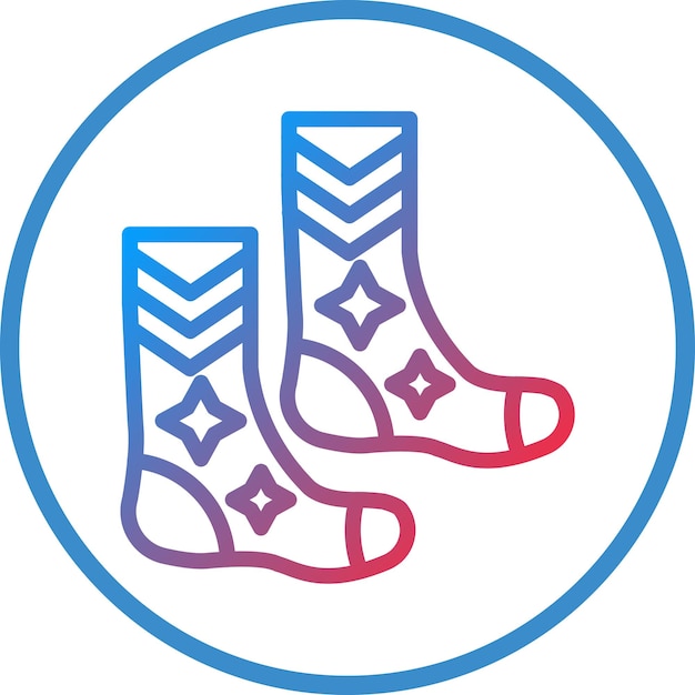 Vector Design Socks Icon Style