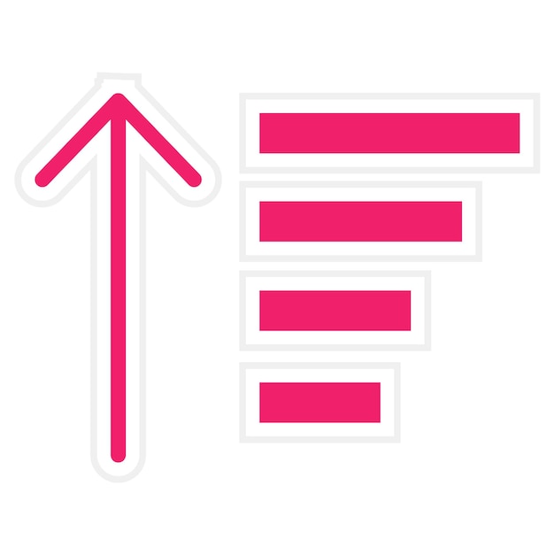 Vector Design Sort Icon Style