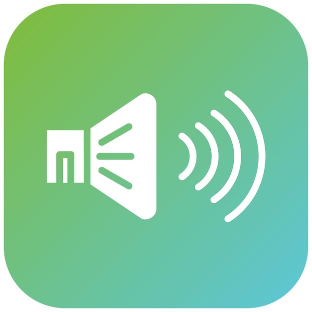 Vector Design Sound Icon Style