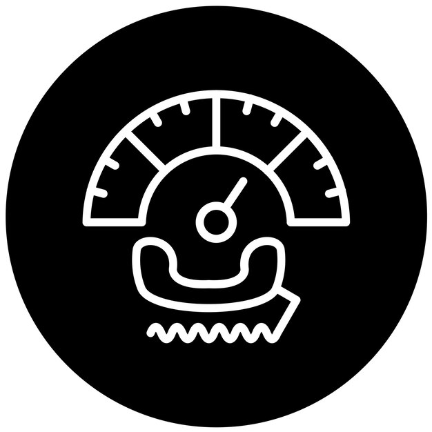 Vector Design Speed Dialer Icon Style