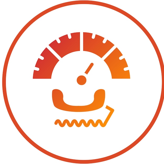 Vector Design Speed Dialer Icon Style