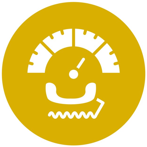 Vector Design Speed Dialer Icon Style
