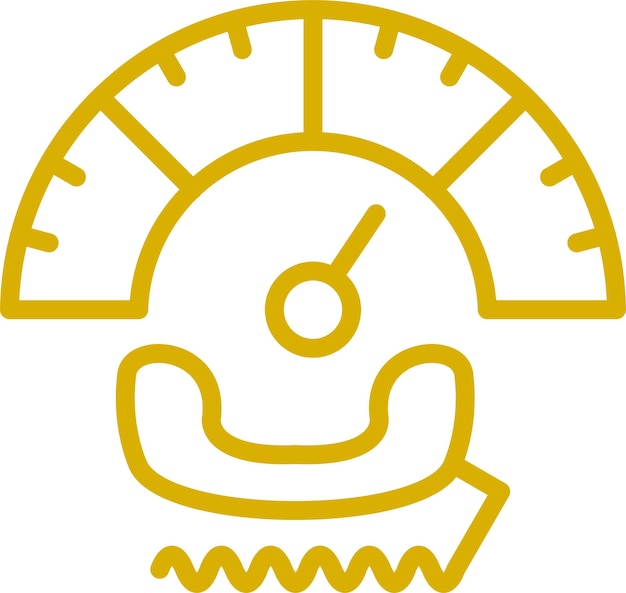 Vector Design Speed Dialer Icon Style