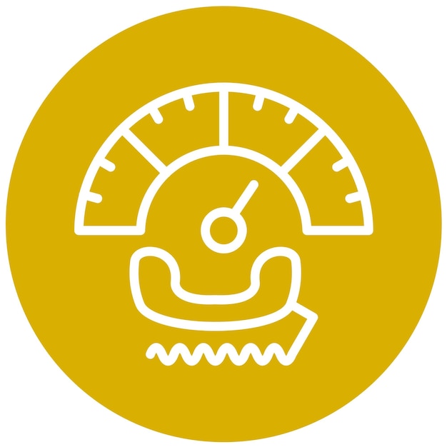 Vector Design Speed Dialer Icon Style