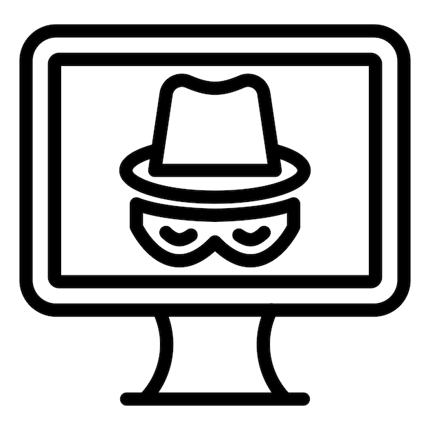 vector design spyware icon style