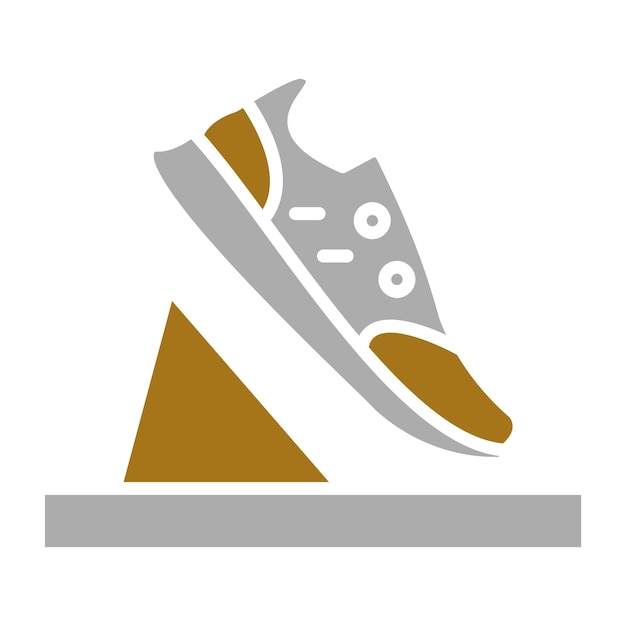 Vector Design Starting Block Icon Style
