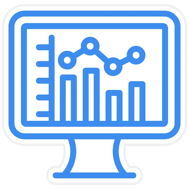 vector design statistics icon style