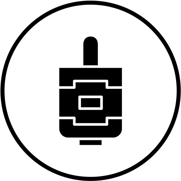 Vector Design Stepper Motor Icon Style