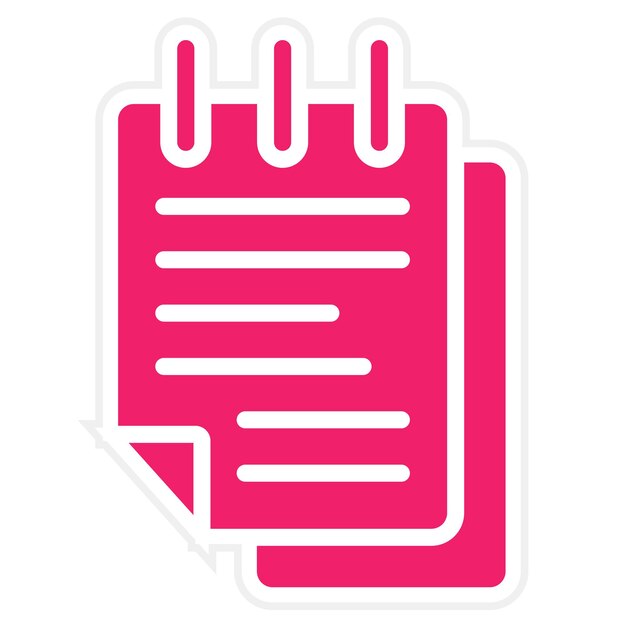 Vector Design Sticky Note Icon Style