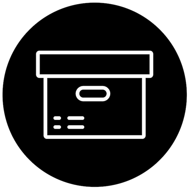 Vector Design Storage Cube Icon Style