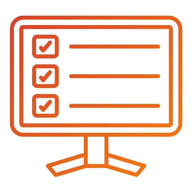 Vector Design Survey Icon Style