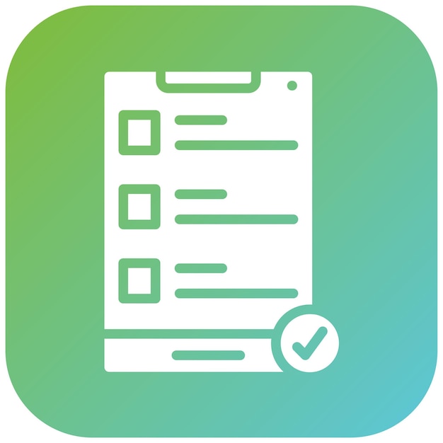 Vector Design Survey Icon Style