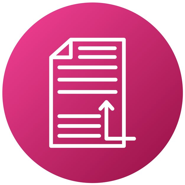 vector design symlink file icon style