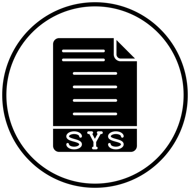 Vector Design SYS Icon Style