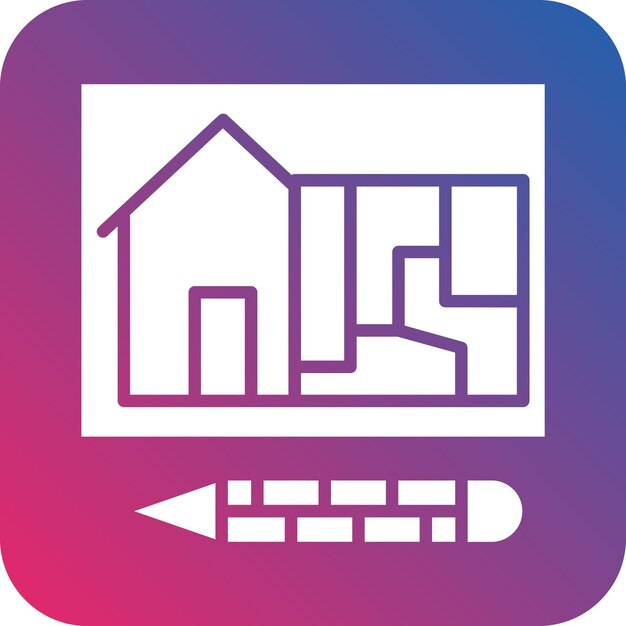 Vector Design Technical Drawing Icon Style