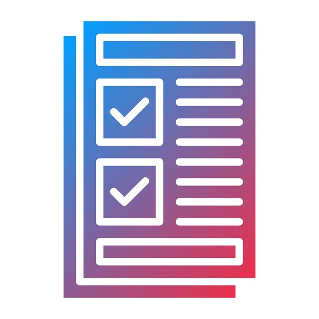 Vector Design Test Icon Style