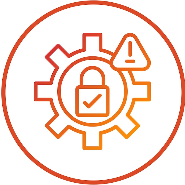 Vector Design Threat Matrix Icon Style