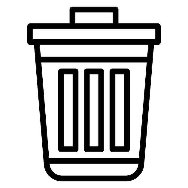 Vector Design Trash Icon Style