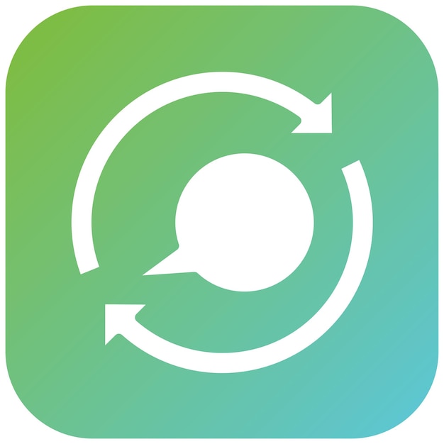 Vector Design TrashTalk Icon Style